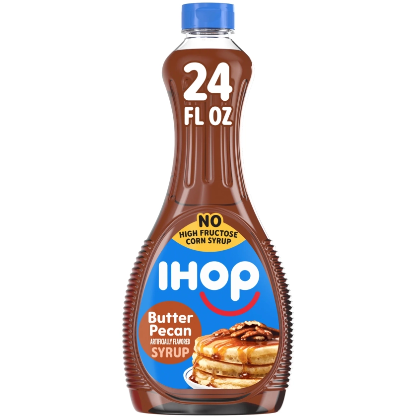 IHOP Butter Pecan Artificially Flavored Syrup, 24 fl oz Bottle