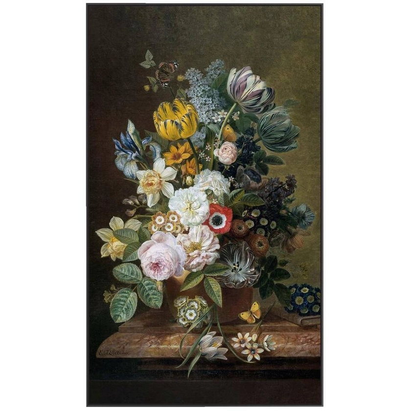 Schilderij Bloemen - multikleur - 118x70 cm