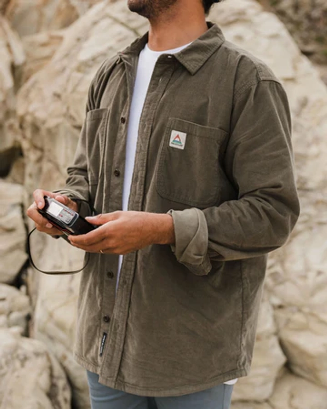 Backcountry Cord Long Sleeve Shirt - Dusty Olive