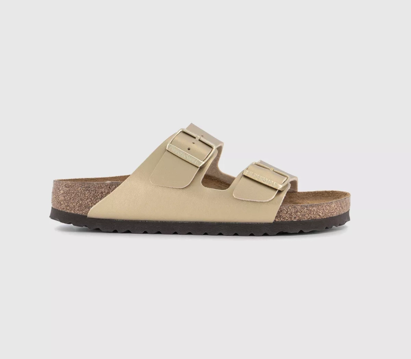 BIRKENSTOCK Arizona Two Strap Sandals Glamour Gold - Women’s Sandals