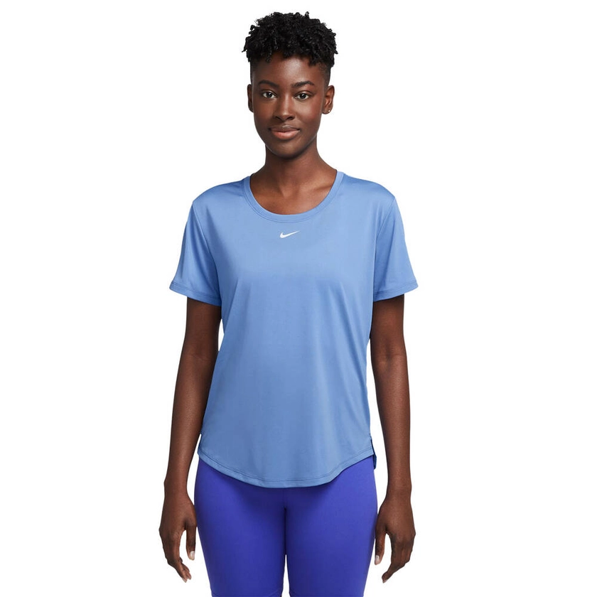 Nike Womens Dri-FIT One Standard Tee Blue XS