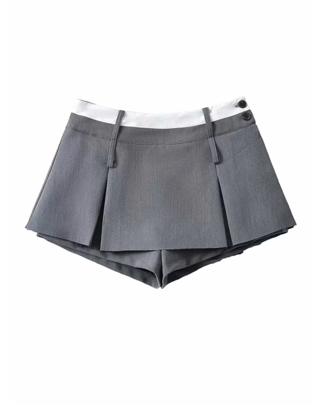 C76 Pleated Mini Skirt