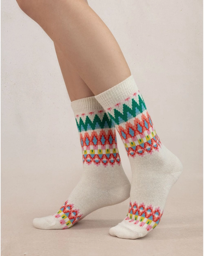 Chaussettes Cachemire Jacquard