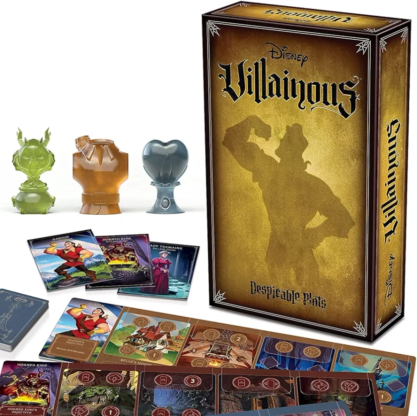 Ravensburger Disney Villainous Despicable Plots - Family Board Game for Adults and Kids Age 10 and Up - Play as Stand-Alone or Expansion to the Villainous Strategy Games
