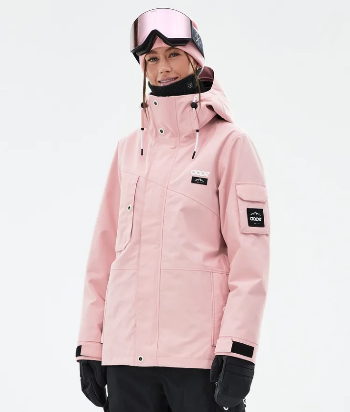 Dope Adept W Veste de Ski Femme Soft Pink - Rose | Dopesnow FR