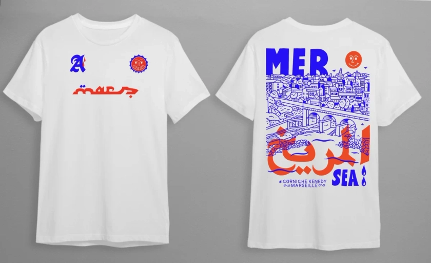 T-SHIRT MER SEA AZED X MAISON MÈRE