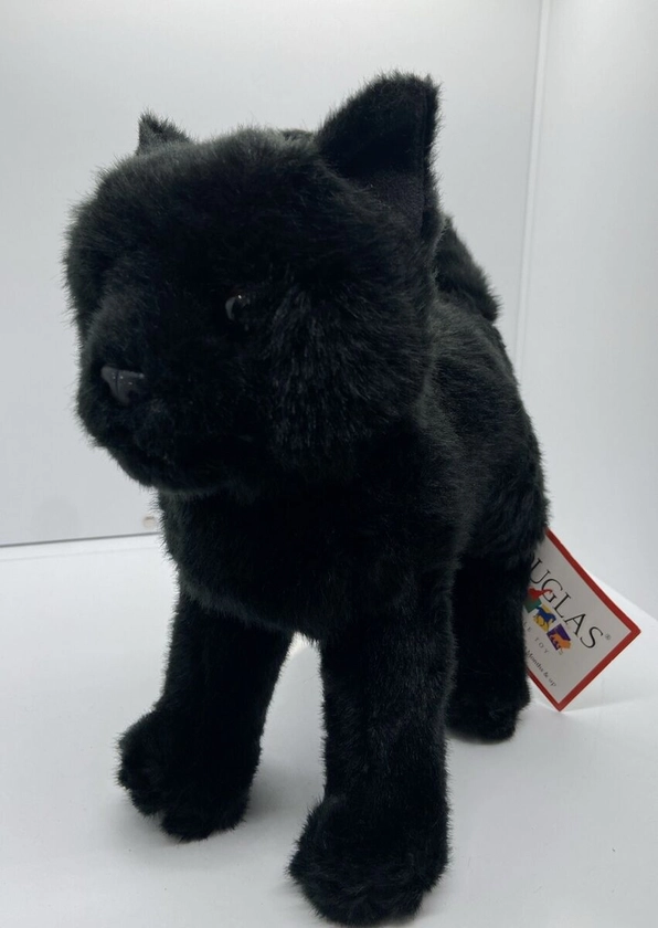 Douglas The Cuddle Toy Plush Black Cat - MIDNIGHT (2015)