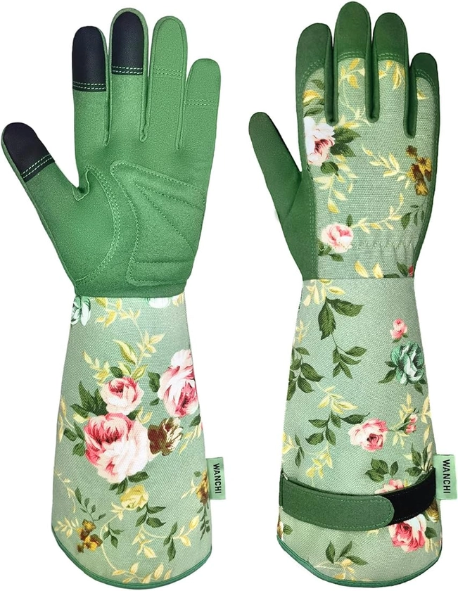 Gardening Gloves for Women Long Sleeve Garden Gloves Ladies Light Protective Gloves for Yard & Outdoor Work