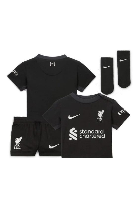 Buy Nike Green Infants Liverpool Away Stadium Mini Kit 2024-25 from the Next UK online shop