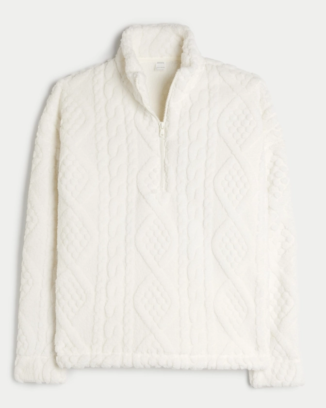 Women's Gilly Hicks Cozy Quarter-Zip Sweatshirt | Women's Tops | HollisterCo.com