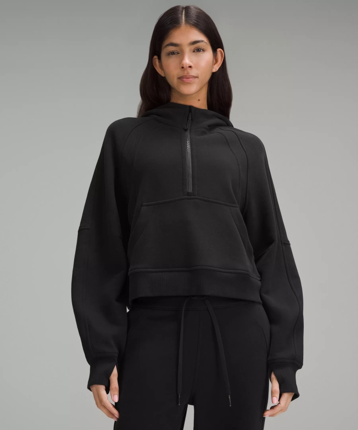 Scuba Oversized Half-Zip Hoodie