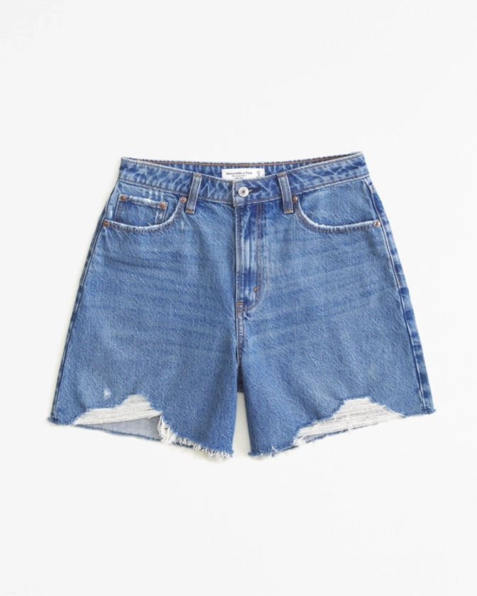 Women's Curve Love High Rise Loose Short | Women's Bottoms | Abercrombie.com