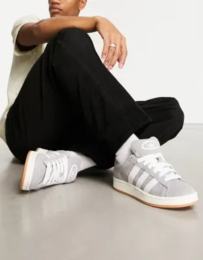 adidas Originals Campus 00s sneakers in gray and white | ASOS