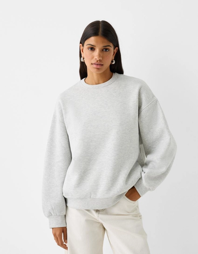 Oversize-Sweatshirt mit Seitentaschen - Sweatshirts und Hoodies - BSK Teen