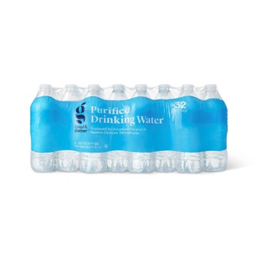 Purified Water - 32pk/16.9 fl oz Bottles - Good &#38; Gather&#8482;