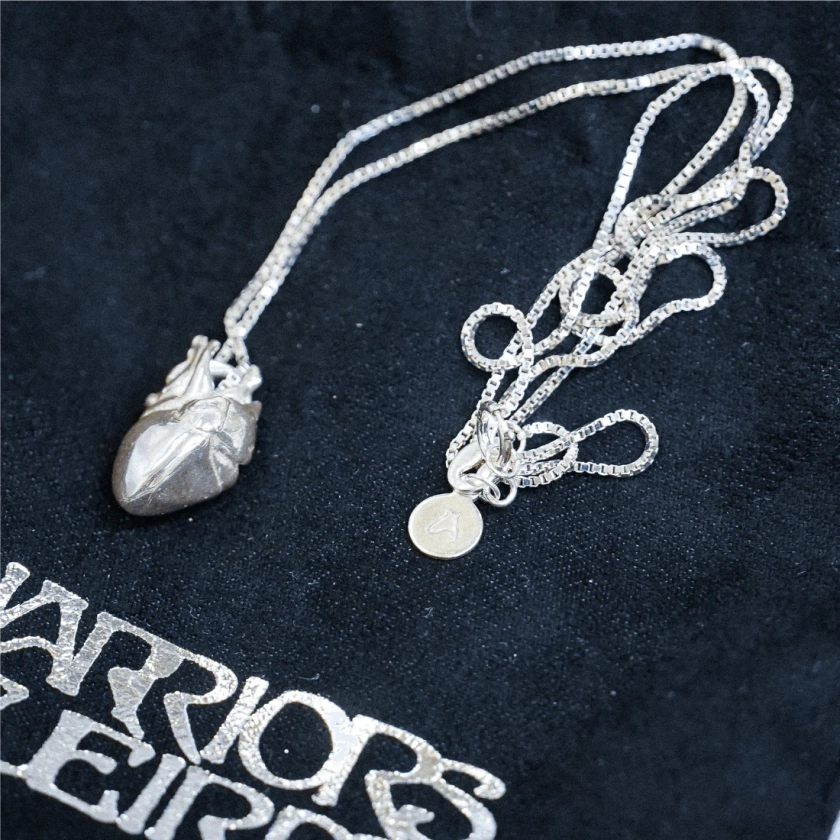 What Happened To The Heart? Silver Necklace - Aurora