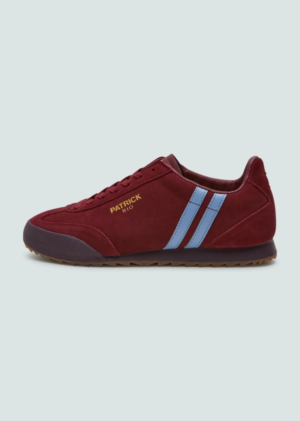 Rio Trainer - Burgundy/Sky Blue