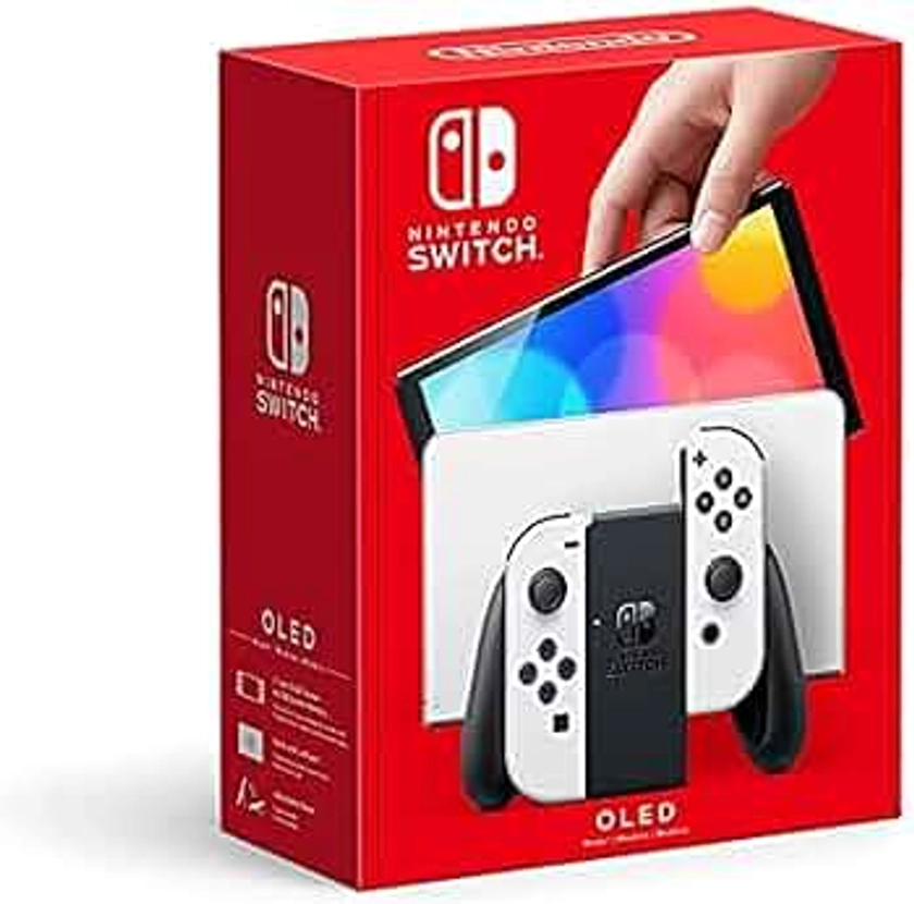 Amazon.com: Nintendo Switch (OLED model) with White Joy-Con : Everything Else