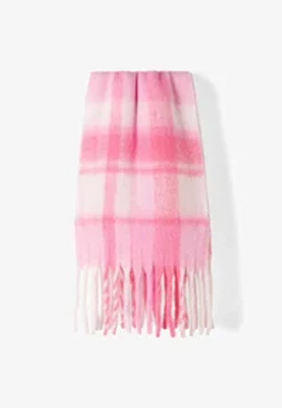 Bershka CHECK - Schal - light pink/rosa - Zalando.at