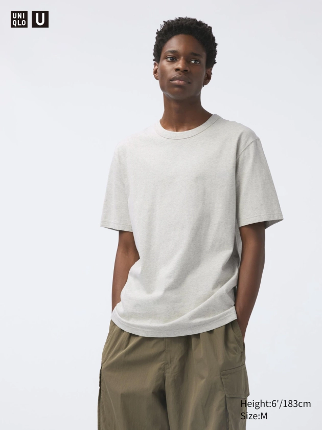 T-Shirt Col Rond pour Homme | UNIQLO FR