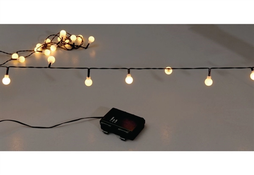 Χριστουγεννιάτικα Λαμπάκια Μπάλες LED 100L Θερμό Φως με Timer | Praktiker