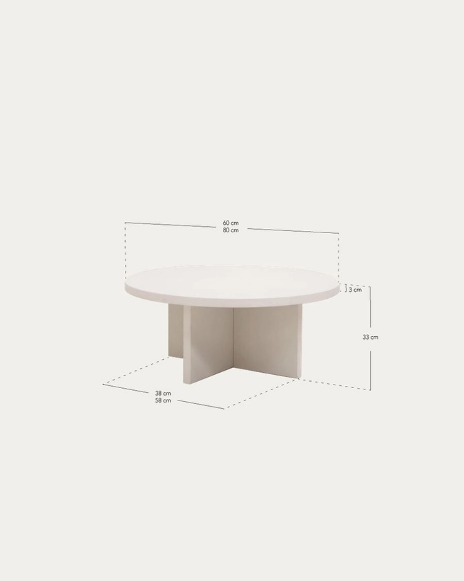 Table basse Tokyo I chêne foncé | Decowood