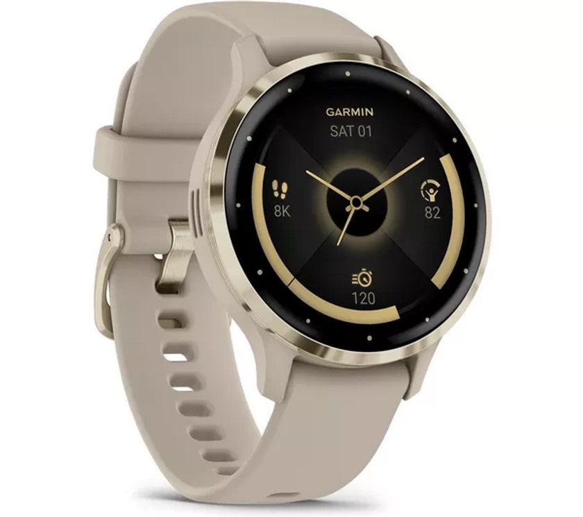 Buy GARMIN Venu 3S - Soft Gold & French Grey | Currys