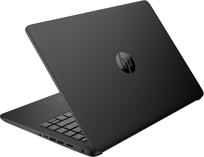 HP Stream 14" HD BrightView Laptop, Intel Celeron N4120 Processor, 4GB RAM, 64GB SSD, Intel UHD Graphics, 720p Webcam, WiFi, HDMI, Win 11 S, Black (Renewed)