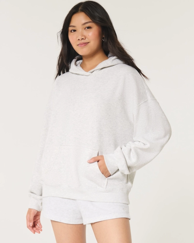 Women's Hollister Feel Good Fleece Oversized Cozy Hoodie | Women's Sweatshirts & Sweatpants | HollisterCo.com