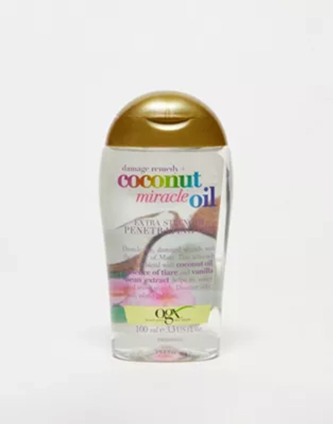 OGX Damage Remedy+ Coconut Miracle Oil Extra Strength Penetrating Oil 100ml | ASOS