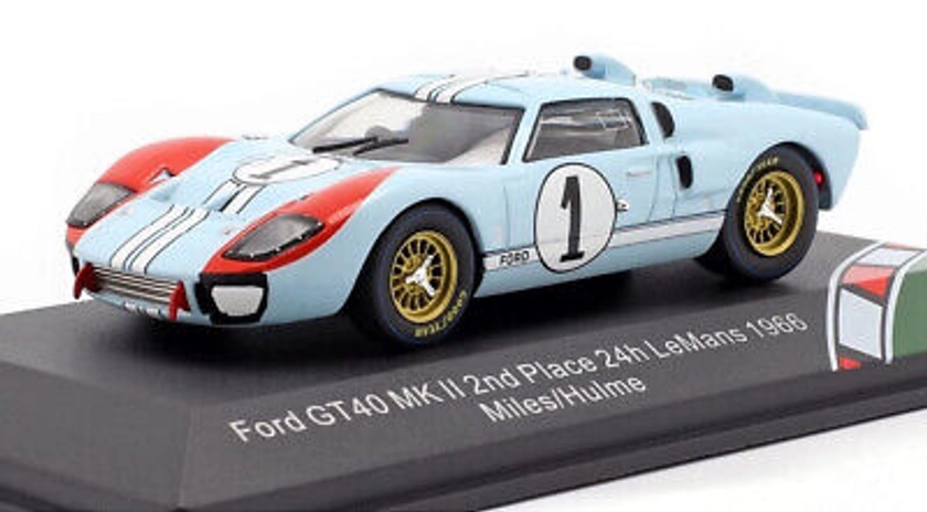 1966 Ford GT40 MKII Ken Miles 24h Le Mans by CMR 1:43 'The Real Winner' 4895102327171 | eBay
