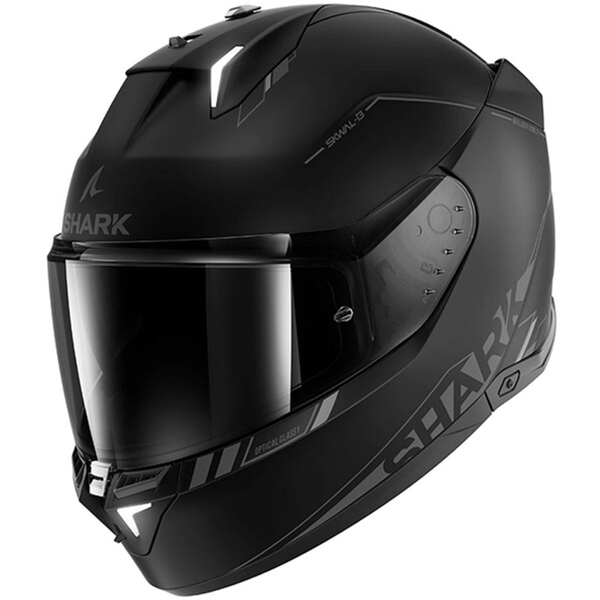 Casque Skwal i3 Blank SP Shark Noir Mat moto : www.dafy-moto.com, casque intégral de moto