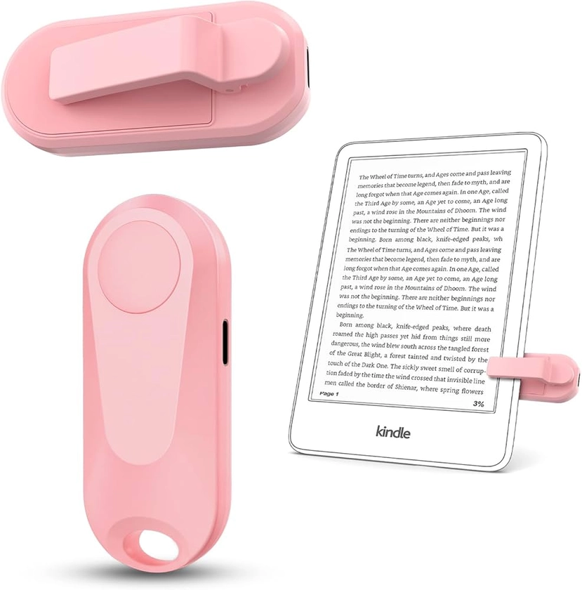 Amazon.com : DATAFY Remote Control Page Turner for Kindle Paperwhite Oasis Kobo eReaders, Camera Camcorder Remote Controls, Page Turner Clicker for ipad Tablets Reading Novels with Wrist Strap Storage Bag : Electronics