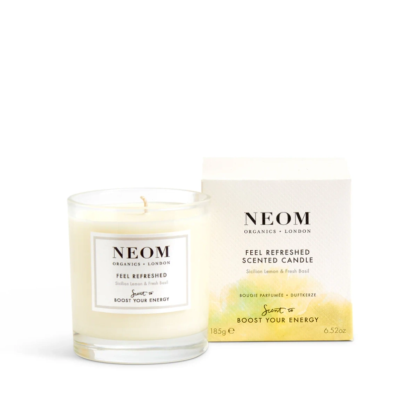 Feel Refreshed Scented Candle (1 Wick) | NEOM Wellbeing London – NEOM Wellbeing UK