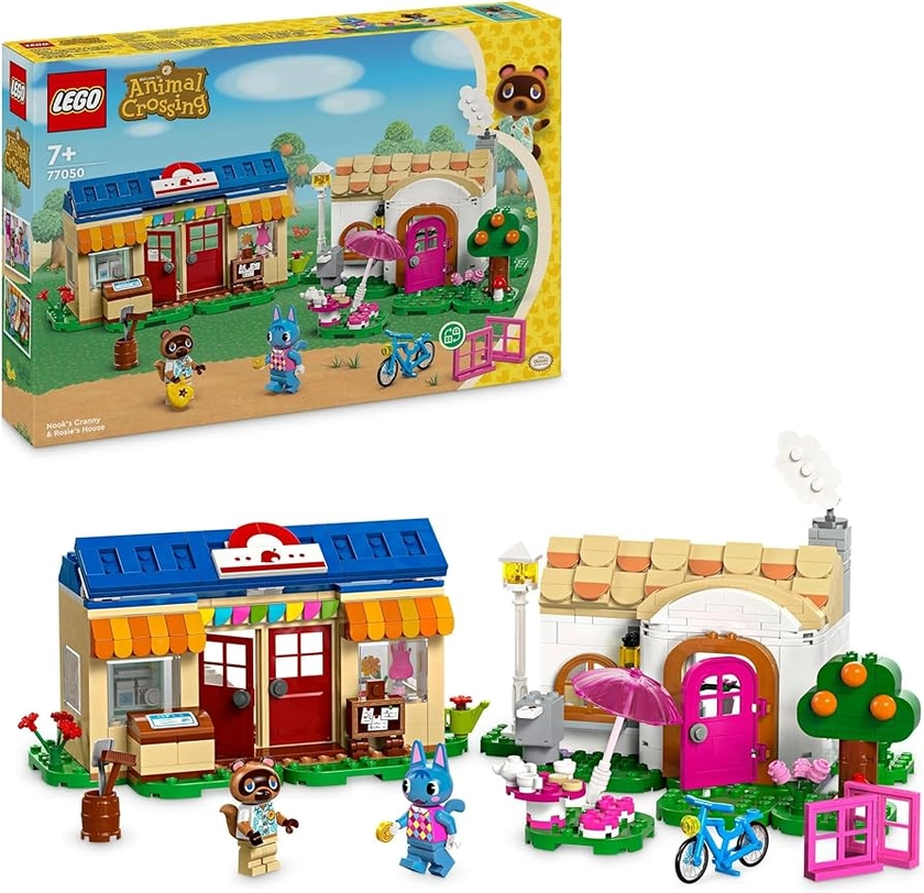 LEGO Animal Crossing Nook’s Cranny & Rosie's House Creative Building Toy for 7 Plus Year Old Kids, Girls & Boys, Includes 2 Characters from the Video Game Series, Birthday Gift Idea 77050 : Amazon.co.uk: Outlet