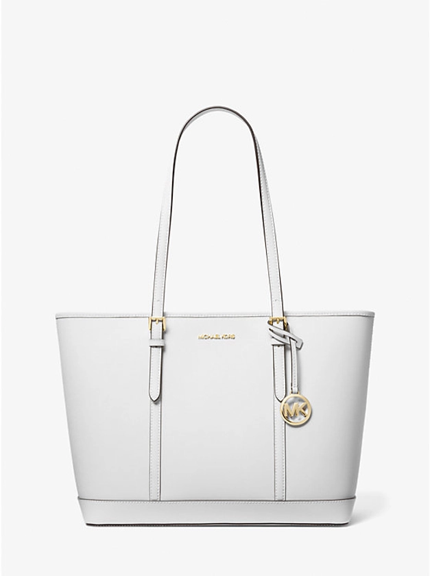 Jet Set Travel Large Saffiano Leather Tote Bag | Michael Kors