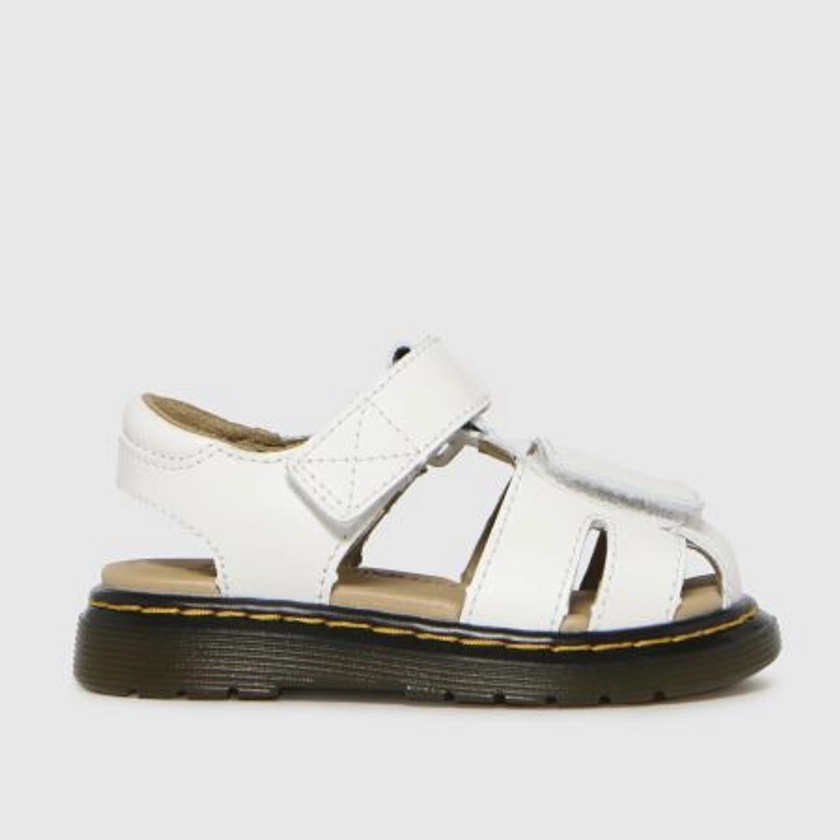 Kids Toddler White Dr Martens Moby Ii Sandals | schuh