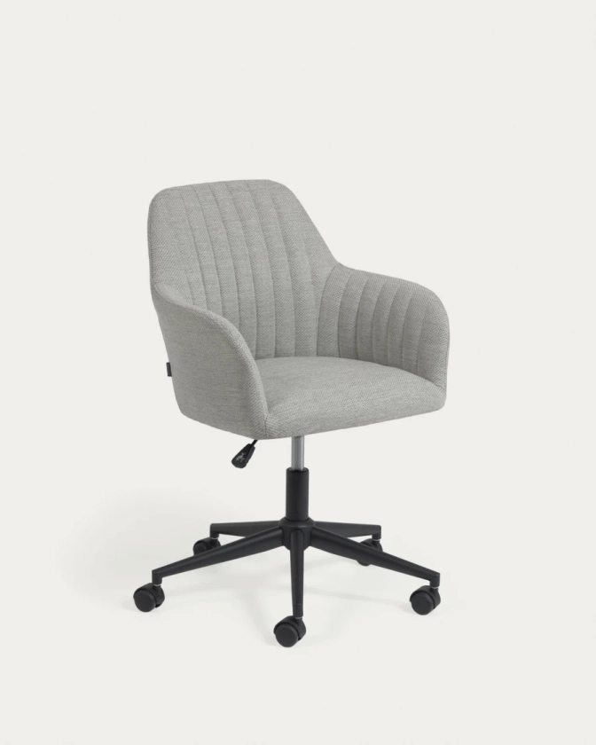 Chaise de bureau Madina gris clair | Kave Home®