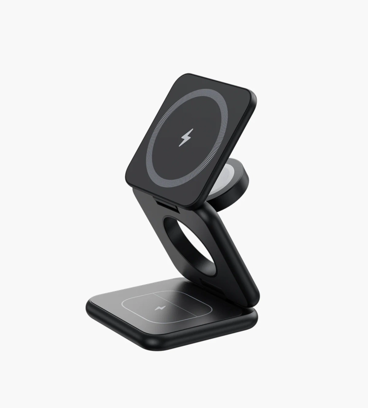 KUXIU X40 3-in-1 Foldable Magnetic Wireless Charging Station
