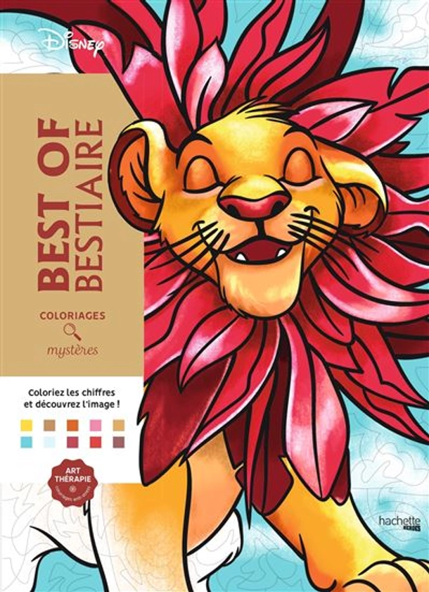 Disney Pixar - : Coloriages mystères Disney - Best of Bestiaire