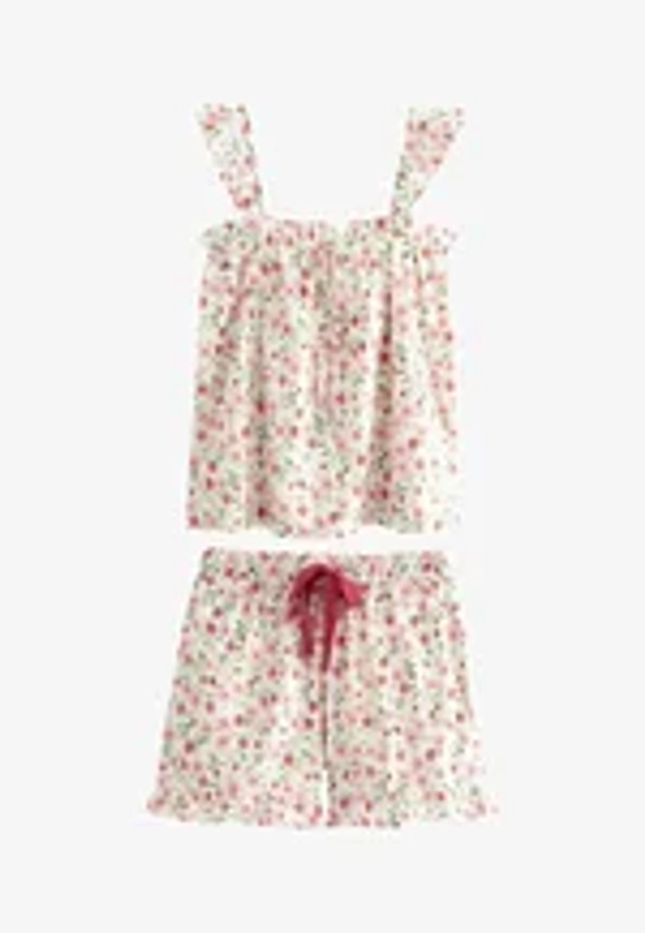 Cath Kidston SET - Pyjama - ecru pink floral/beige - ZALANDO.FR