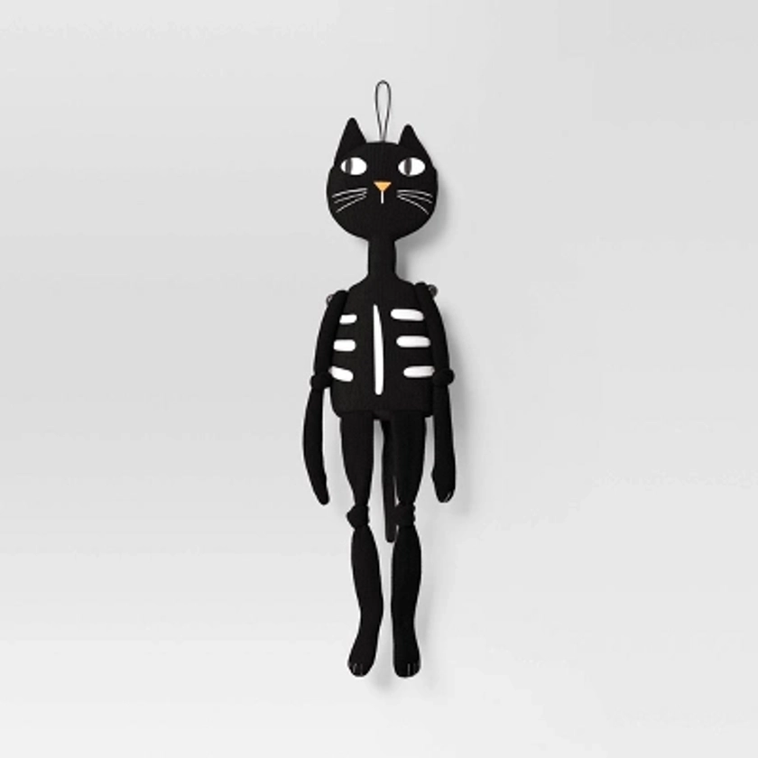 36" Knit Black Cat Halloween Decorative Figurine - Hyde & EEK! Boutique™