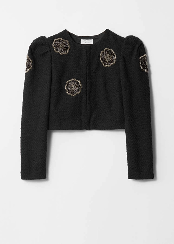 Embellished Tweed Jacket - Black - Jackets - & Other Stories US