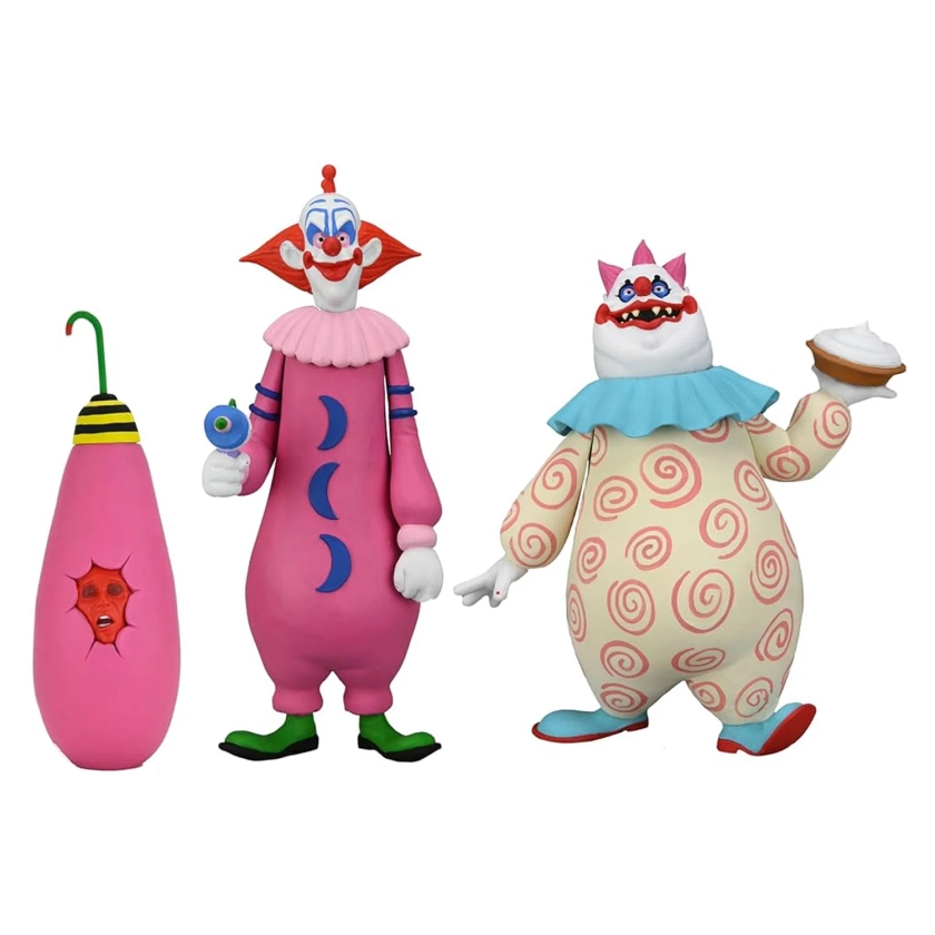 NECA Killer Klowns From Outer Space Toony Terrors Slim And Chubby 6 Inch Scale Action Figure 2-Pack