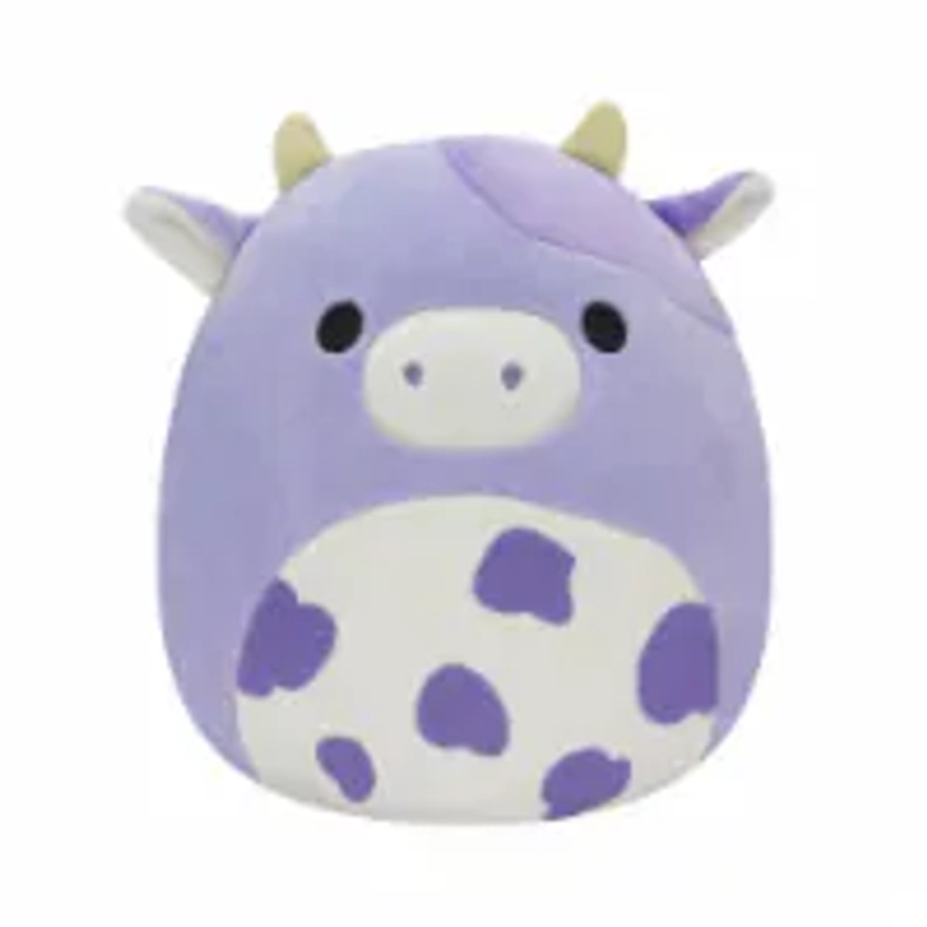 Squishmallows Spotted Purple Cow Plush, 8 in