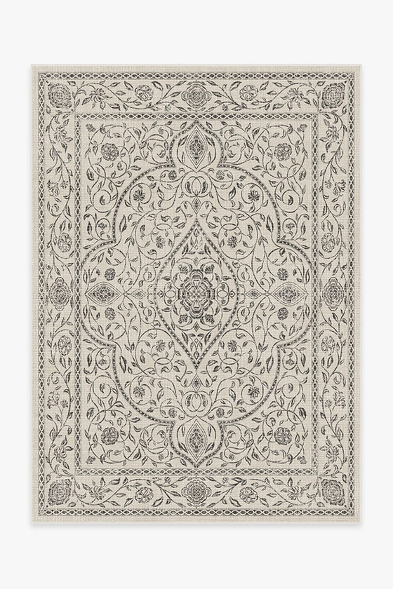 Vianna Black & Ivory Rug | Ruggable