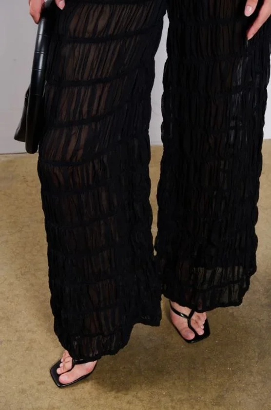 BRING YOU DOWN WIDE LEG PANT in black