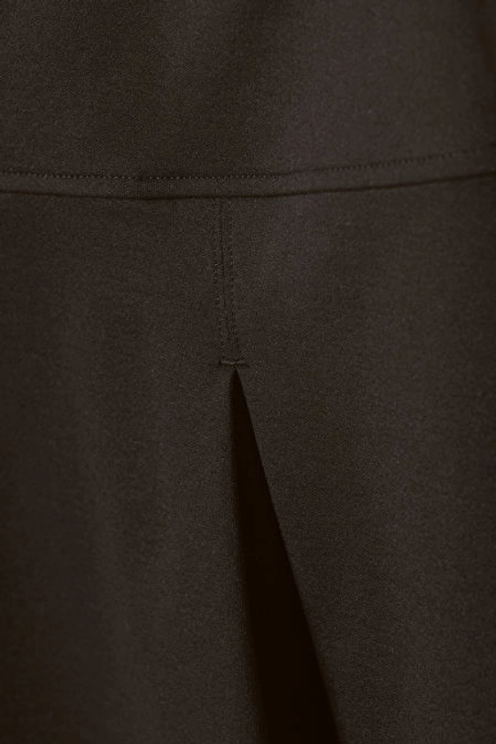 Pleated Mini Skirt - Black - Weekday GB