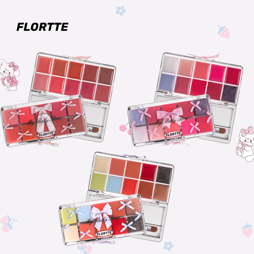 【New】Peng Peng Princess Jelly Lip Gloss Palette（Upgrade Version）