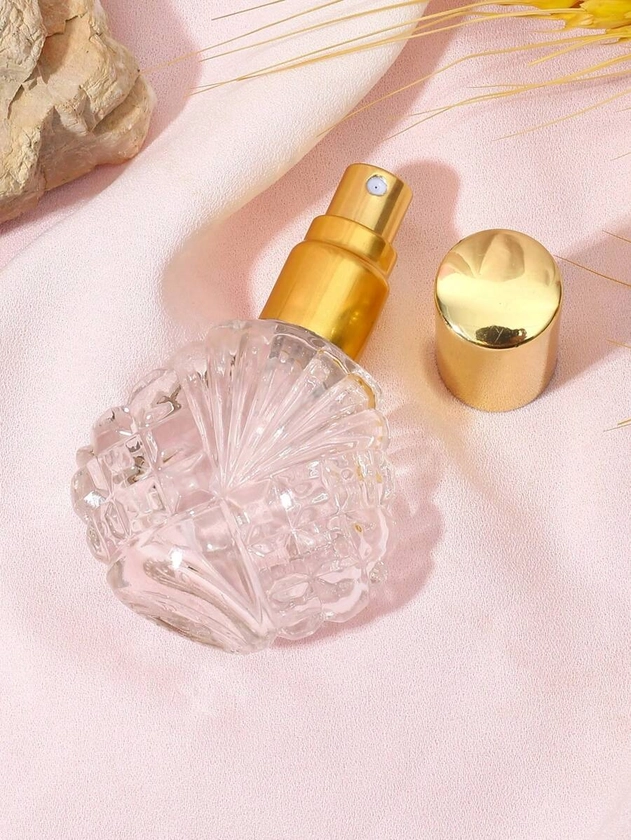 Transparen Shell-Shaped Perfume Bottle 1Pc 10ml Mini Perfume Atomizer Portable Liquid Container For Cosmetics Empty Refillable Spray Bottle